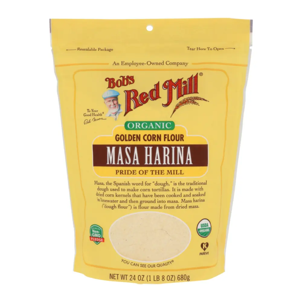 Bột Bắp Hữu Cơ, Organic Corn Flour Masa Harina, 24 oz (680g) - BOB'S RED MILL