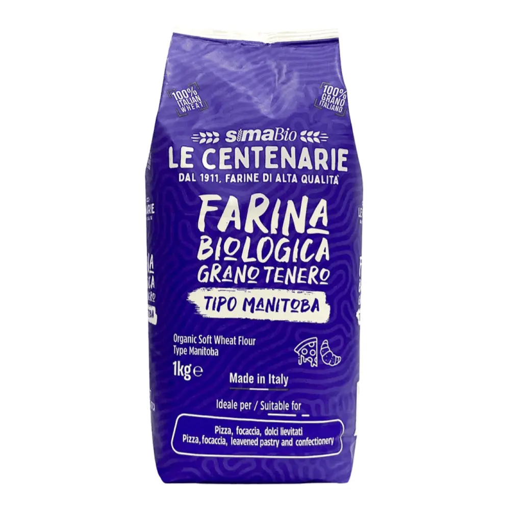 Bột Mì Manitoba Hữu Cơ, Le Centenarie, Organic Soft Wheat Flour Type Manitoba (1kg) - SIMABIO