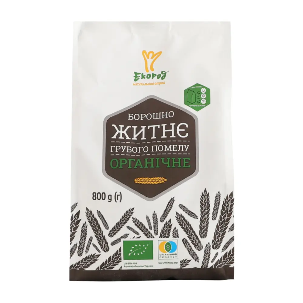 Bột Lúa Mạch Hữu Cơ, Organic Rye Flour (800g) - EKOPOD