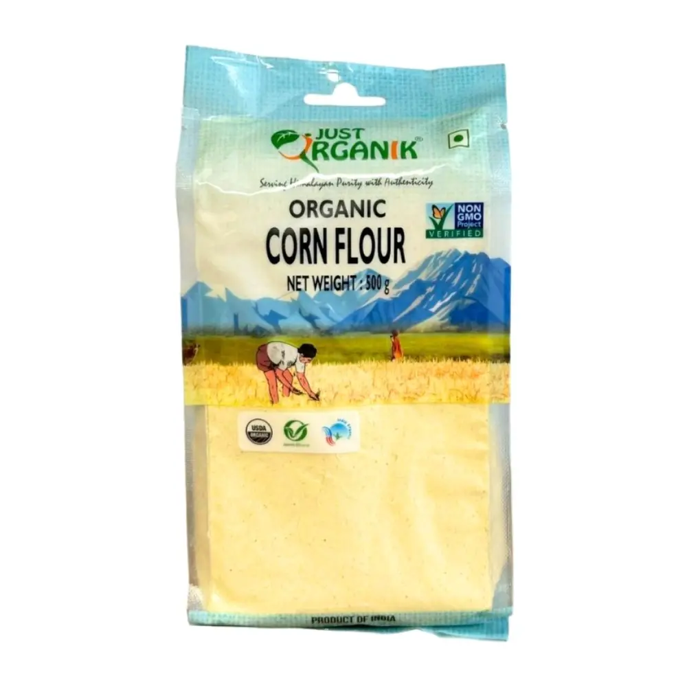 Bột Bắp Hữu Cơ, Organic Corn Flour (500g) - JUST ORGANIK