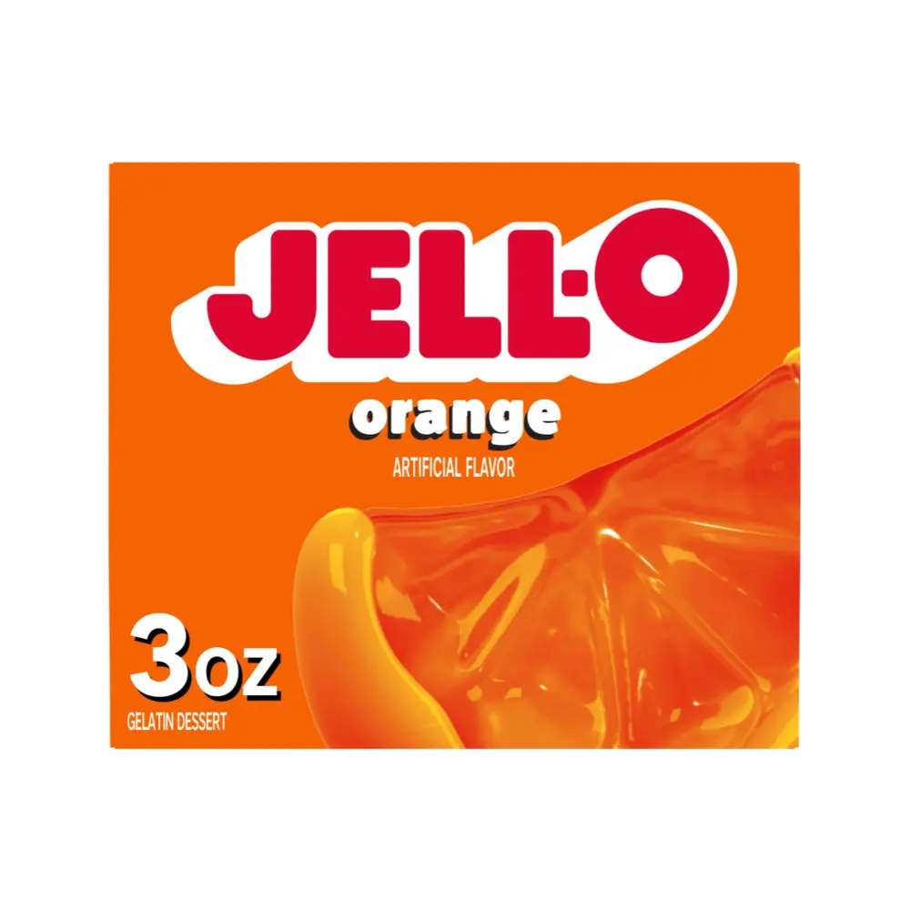 Bột Rau Câu Vị Cam, Gelatin Dessert, Orange, 3 oz (85g) - JELL-O