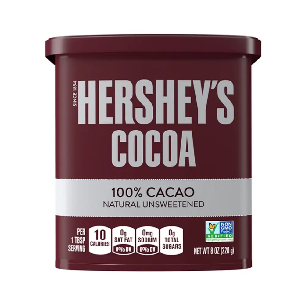 Bột Cacao Nguyên Chất, Cocoa Powder, 100% Cacao, Natural Unsweetened, 8 oz (226g) - HERSHEY'S