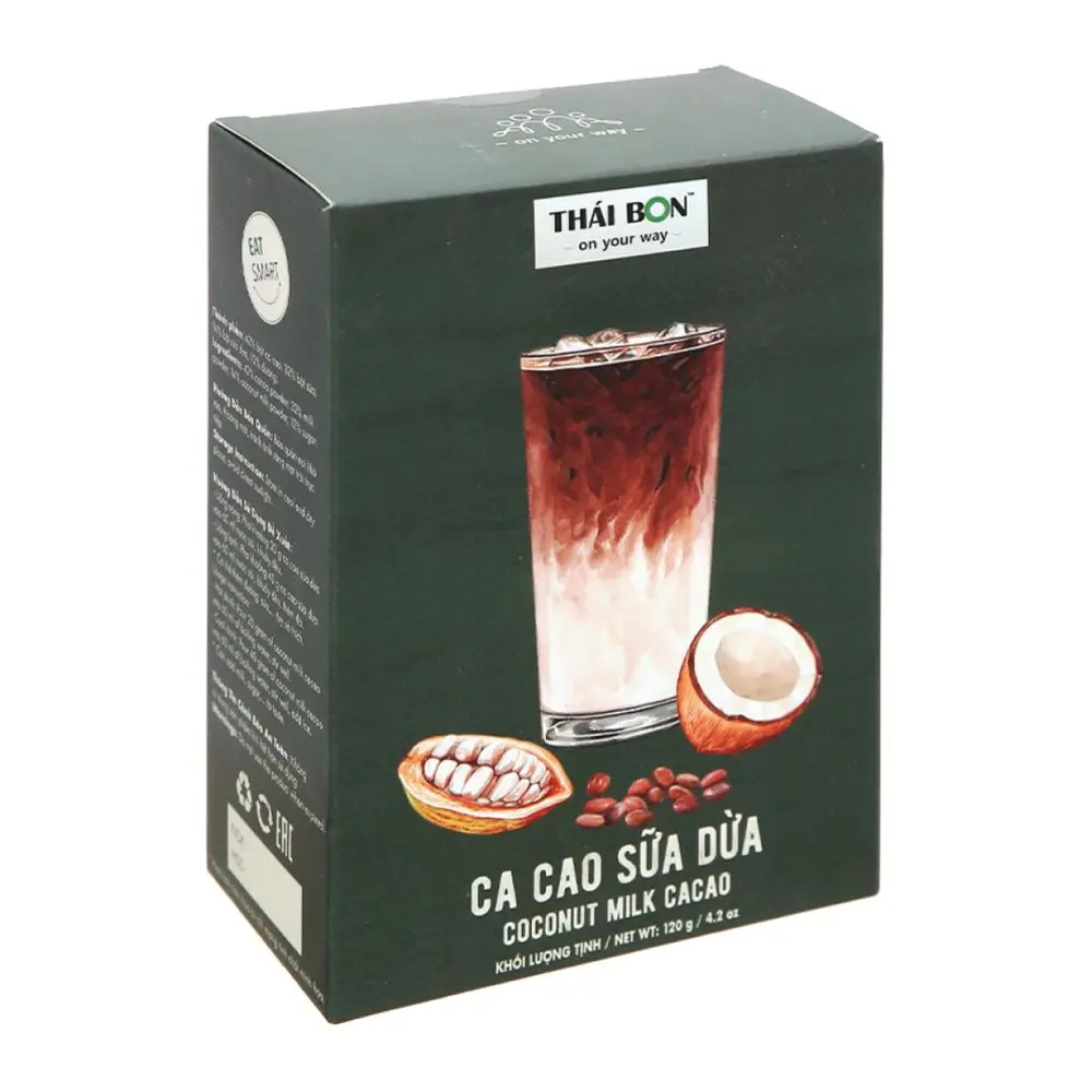 Ca Cao Sữa Dừa, Coconut Milk Cacao, 4.2 oz (120g) - THAI BON
