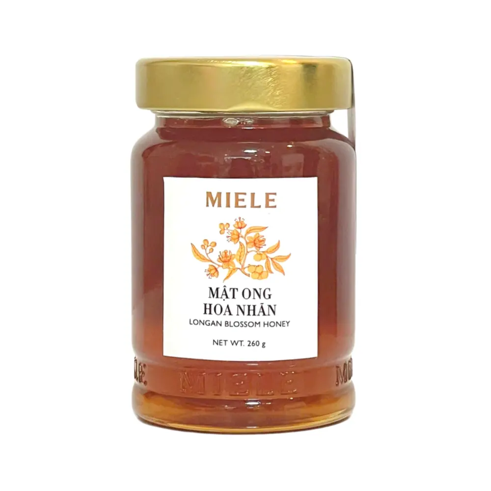 Mật Ong Hoa Nhãn, Longan Blossom Honey (260g) - MIELE