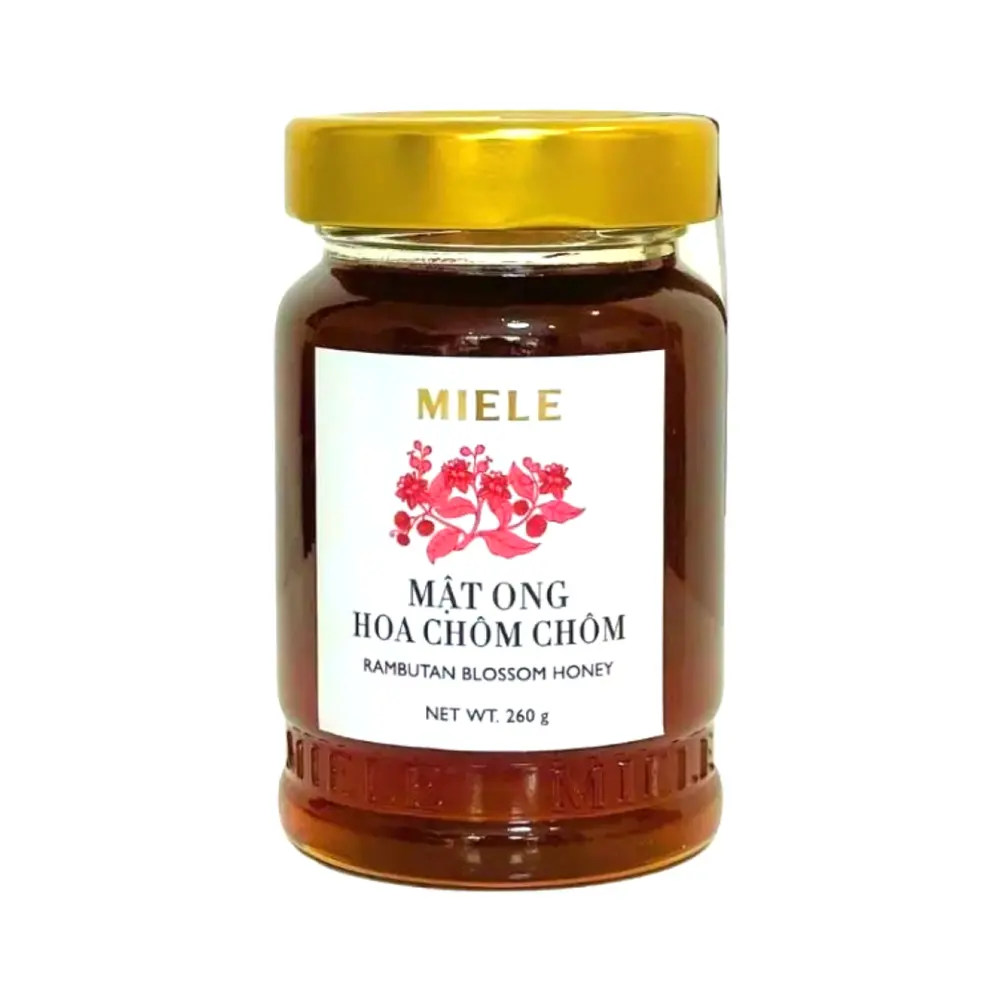 Mật Ong Hoa Chôm Chôm, Rambutan Blossom Honey (260g) - MIELE