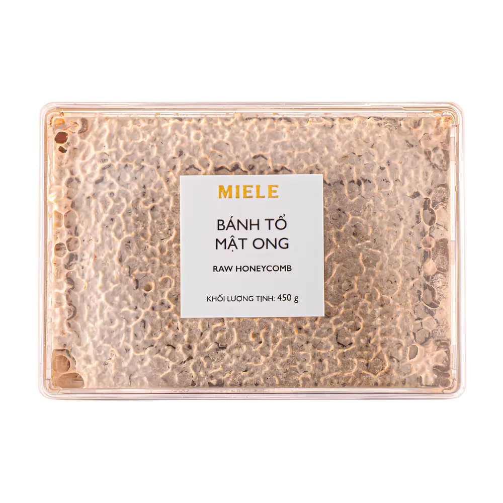 Bánh Tổ Mật Ong, Raw Honeycomb (450g) - MIELE