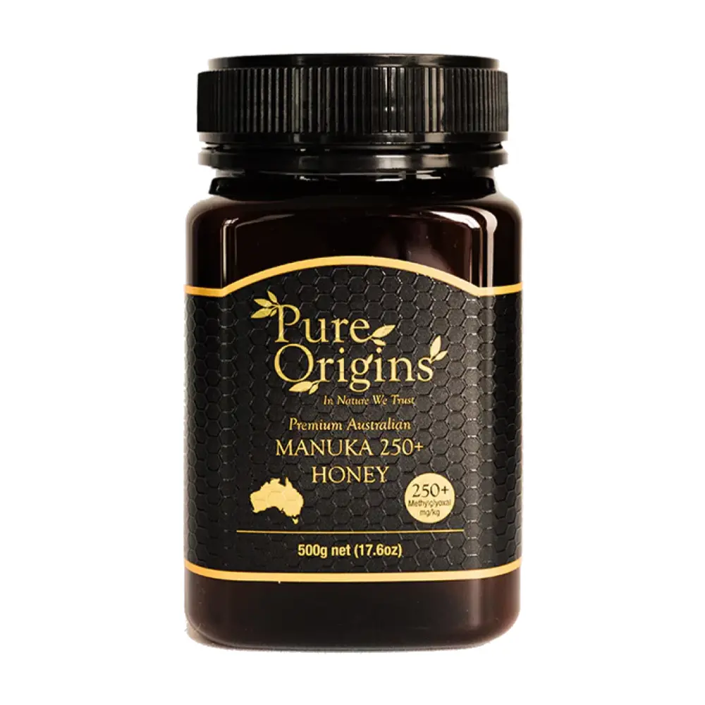 Mật Ong Manuka, Premium Australian Manuka Honey, MGO 250+, 17.6 oz (500g) - PURE ORIGINS