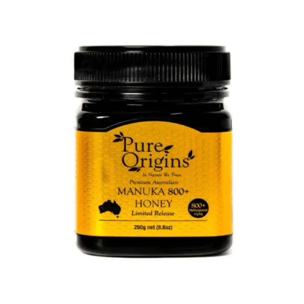 Mật Ong Manuka, Premium Australian Manuka 800+ Honey, Limited Release, 8.8 oz (250g) - PURE ORIGINS