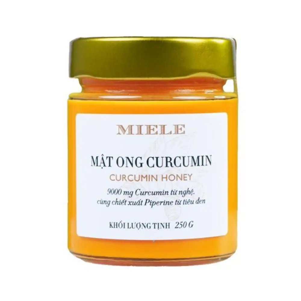 Mật Ong Tinh Bột Nghệ, Curcumin Honey (250g) - MIELE