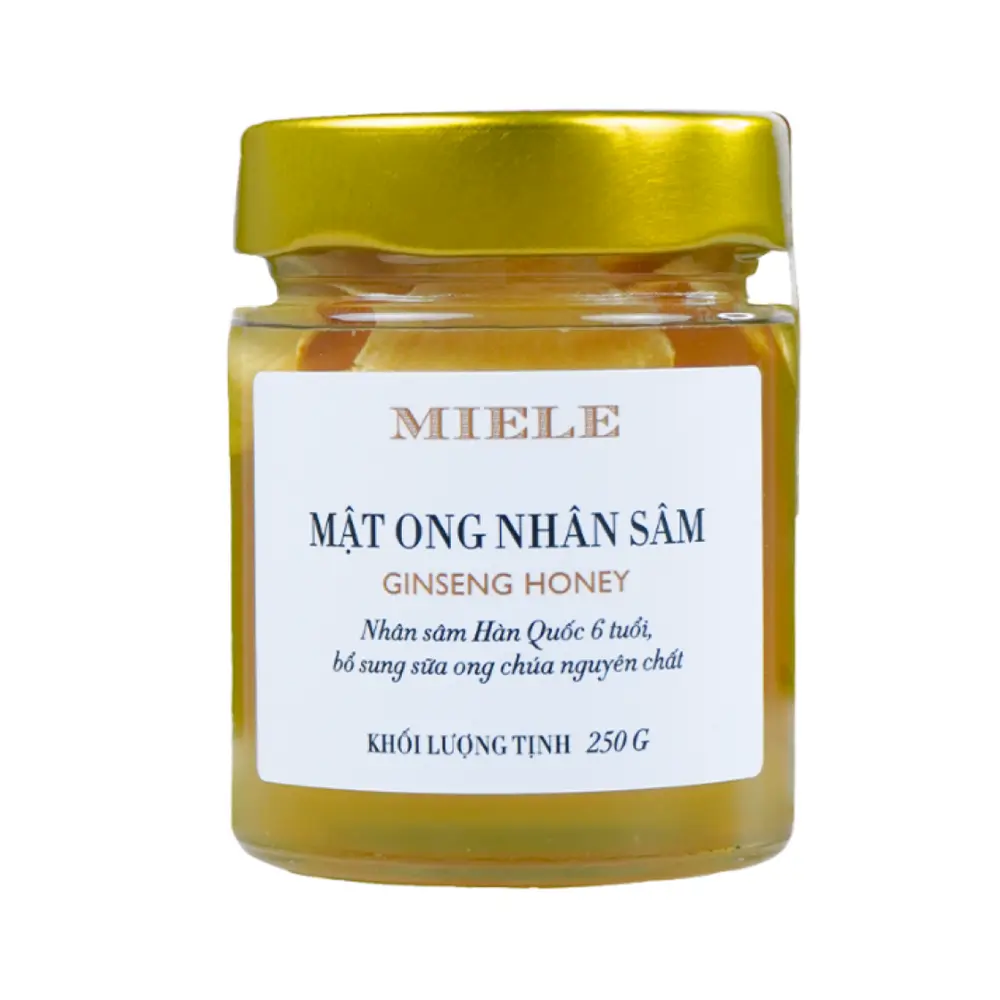 Mật Ong Nhân Sâm, Ginseng Honey (250g) - MIELE