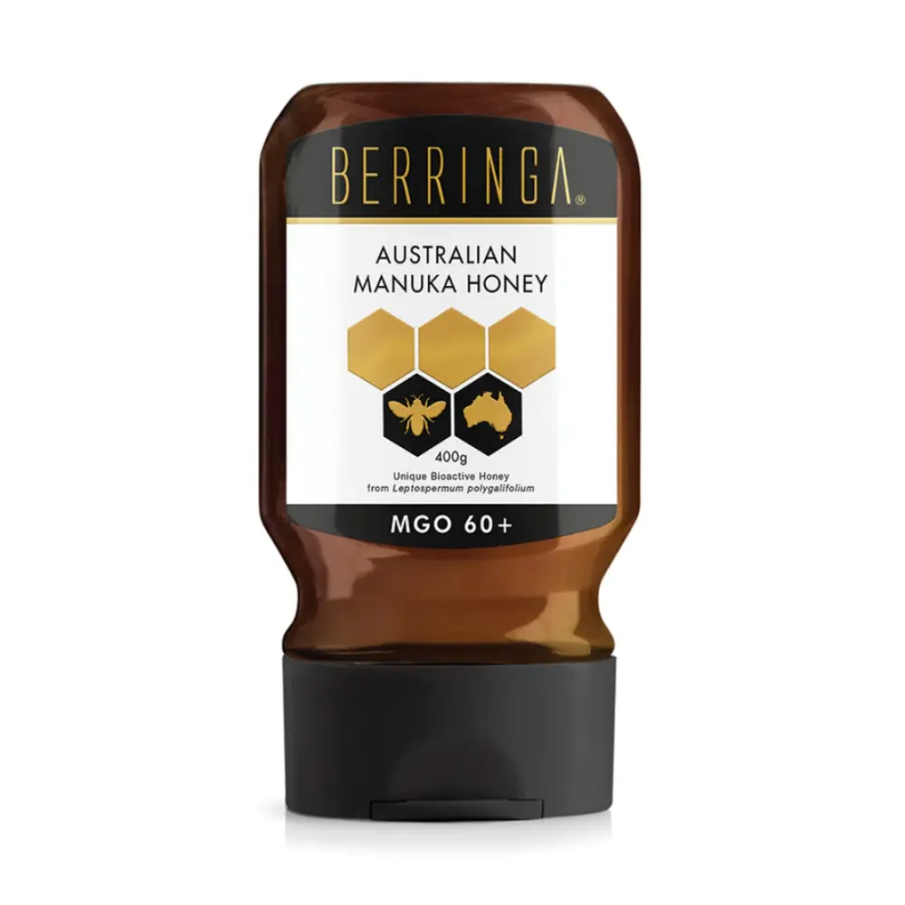 Mật Ong Manuka Úc, Australian Manuka Honey, 60+ MGO (400g) - BERRINGA