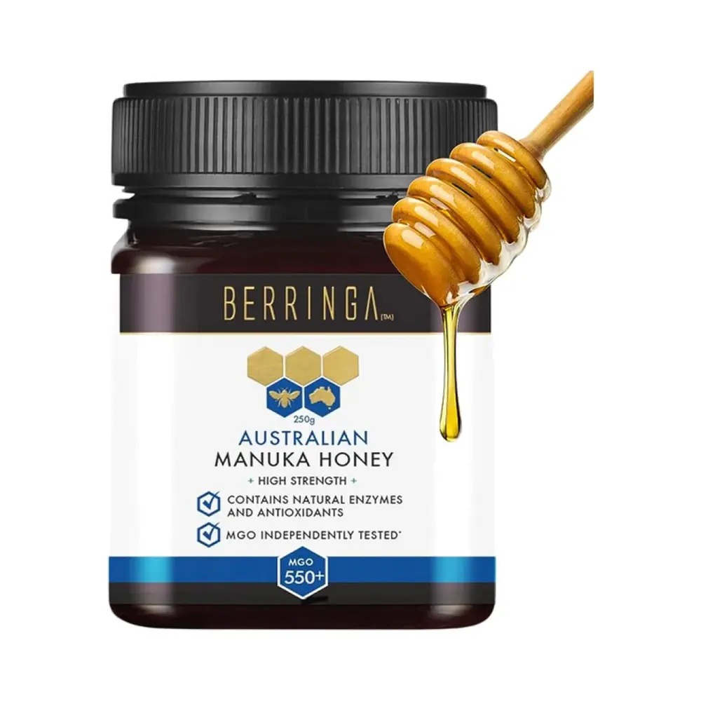 Mật Ong Manuka Úc, Australian Manuka Honey, MGO 550+ (250g) - BERRINGA