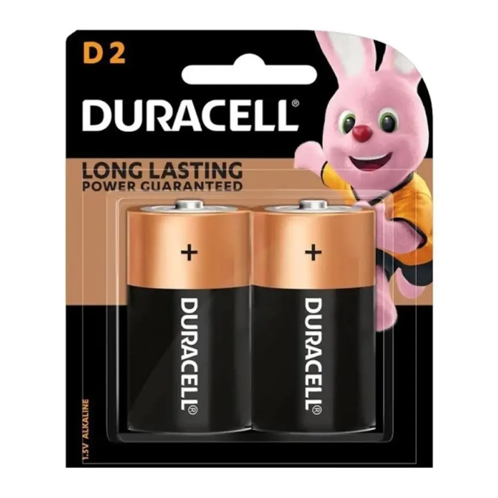 Pin D2, D2 Battery, 1.5V Alkaline, 2 Cục - DURACELL