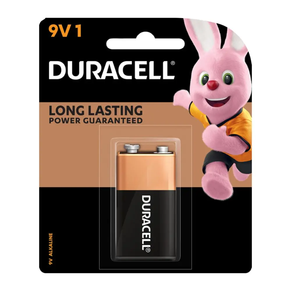 Pin 9V 1, 9V 1 Battery, 9V Alkaline, 1 Cục - DURACELL