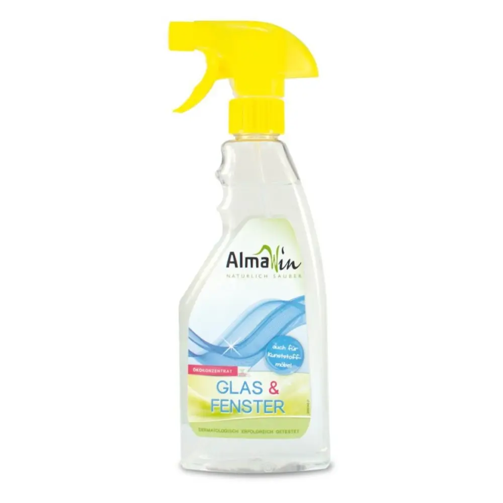 Nước Xịt Kính Hữu Cơ, Glass Cleaner, Glas & Fenster (500ml) - ALMAWIN