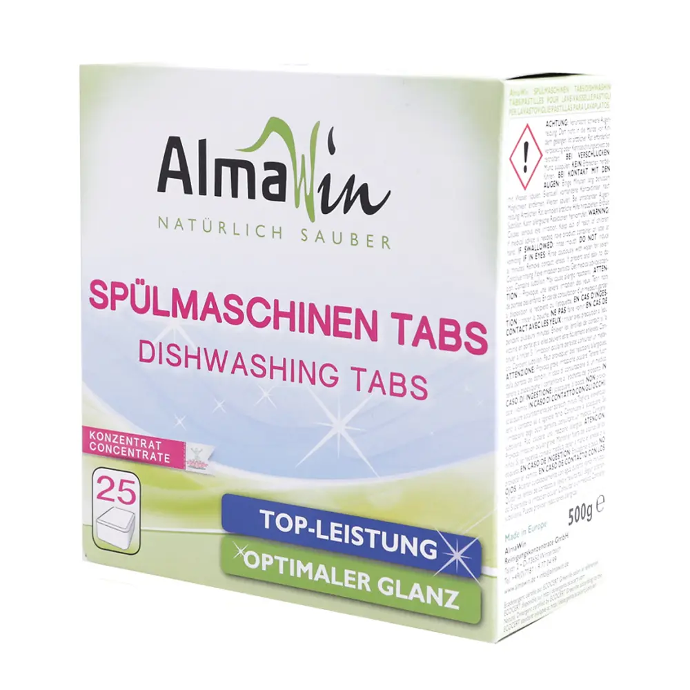 Viên Rửa Bát, Dishwashing Tabs, Spulmaschinen Tabs, 25 Viên (500g) - ALMAWIN
