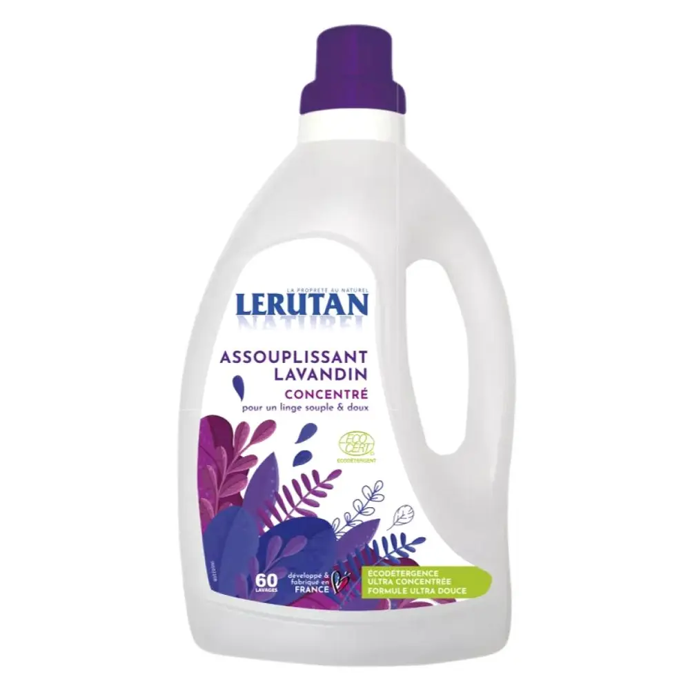 Nước Xả Vải Đậm Đặc Hoa Oải Hương, Concentrated Fabric Softener, Assouplissant Lacandin (1500ml) - LERUTAN