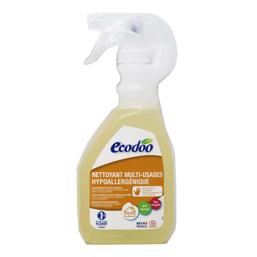 Nước Tẩy Rửa Đa Năng, Nettoyant Multi-Usages Hypoallergénique (500ml) - ECODOO