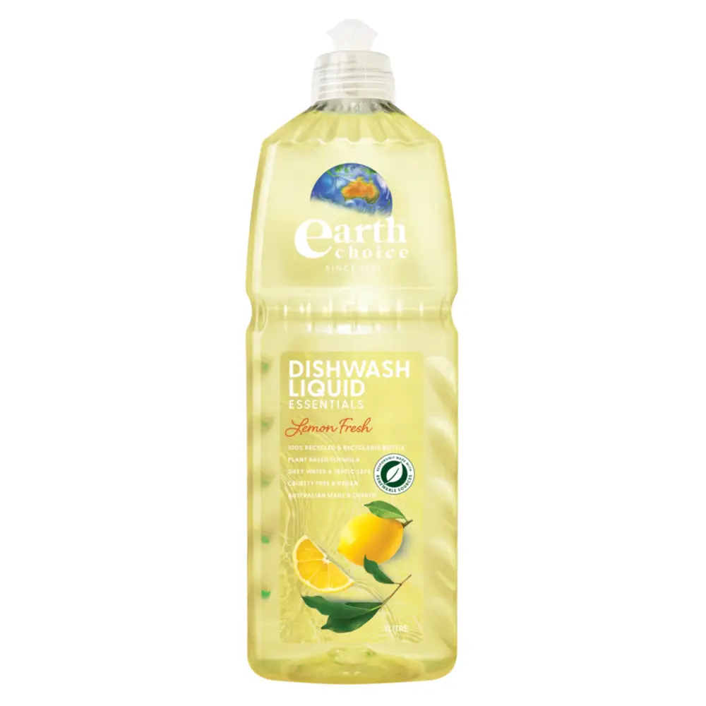 Nước Rửa Chén Hương Chanh, Dishwash Liquid, Lemon Fresh (1L) - EARTH CHOICE