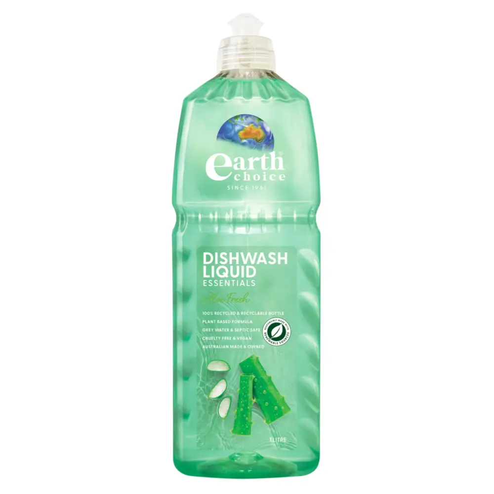 Nước Rửa Chén Nha Đam, Dishwash Liquid, Aloe Fresh (1L) - EARTH CHOICE