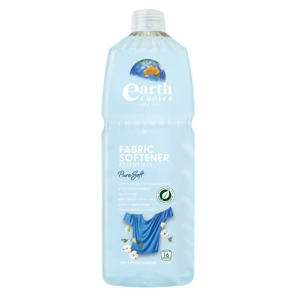 Nước Xả Vải Hương Hoa, Fabric Softener, Pure Soft (1L) - EARTH CHOICE