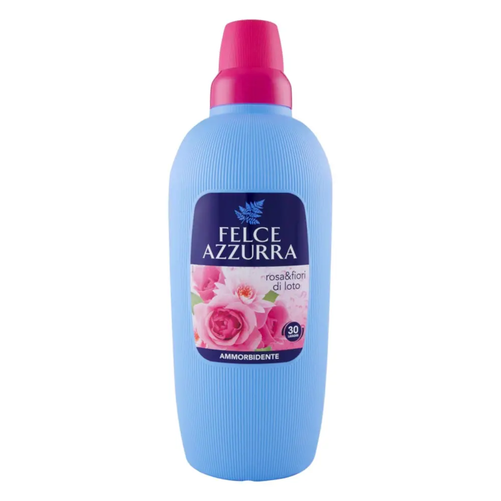 Nước Xả Vải Hoa Hồng & Hoa Sen, Fabric Softener, Rose & Lotus Flowers, 30 Lần Giặt, 67.63 fl oz (2L) - FELCE AZZURRA