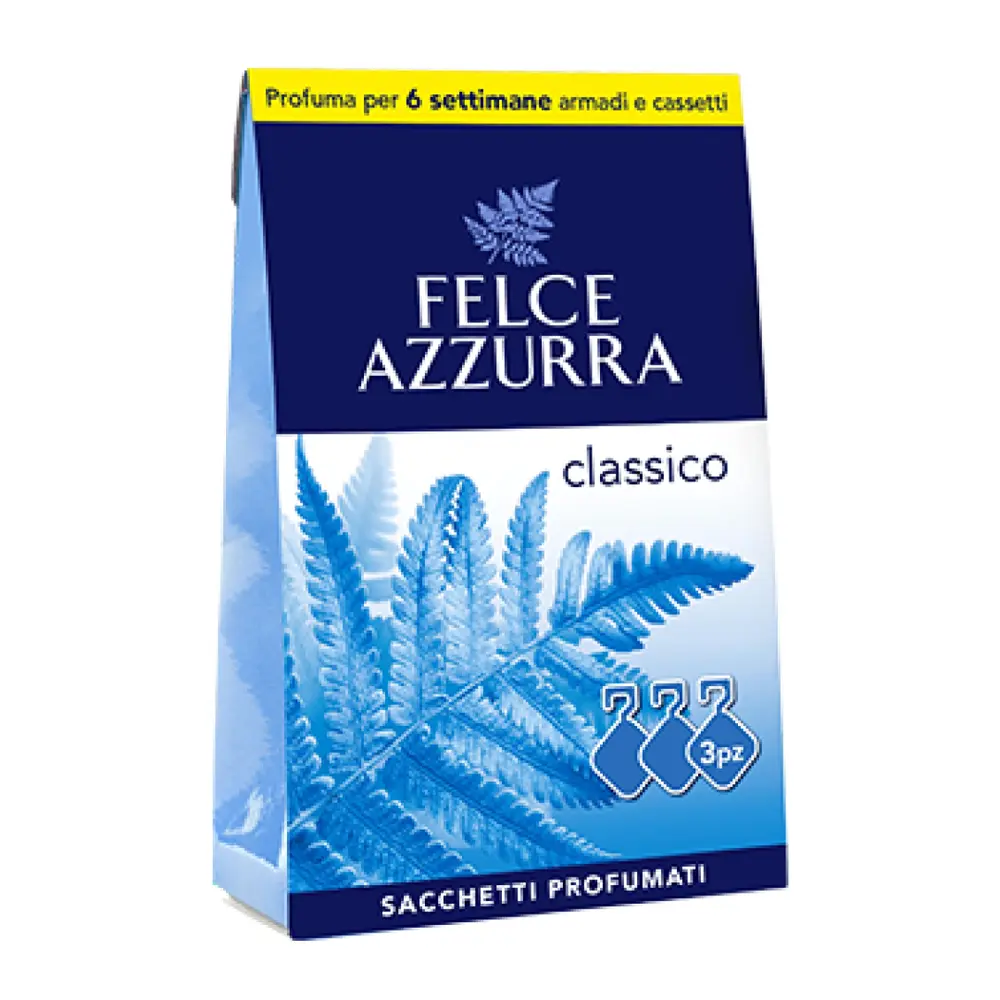 Túi Thơm Treo Phòng Hương Cổ Điển, Scented Fragrance Sachet, Classico, 3 Túi (36g) - FELCE AZZURRA