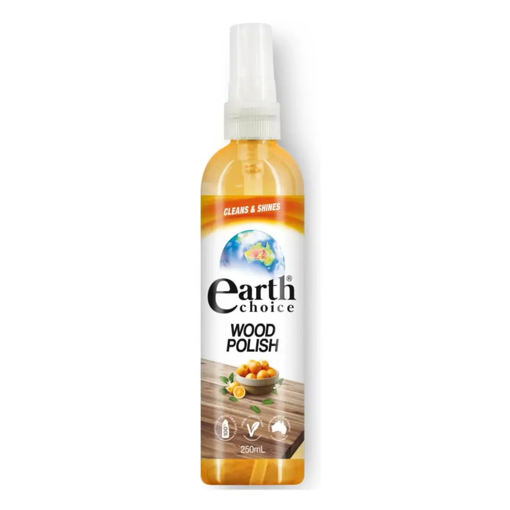 Nước Lau & Đánh Bóng Gỗ Hương Cam, Wood Polish (250ml) - EARTH CHOICE
