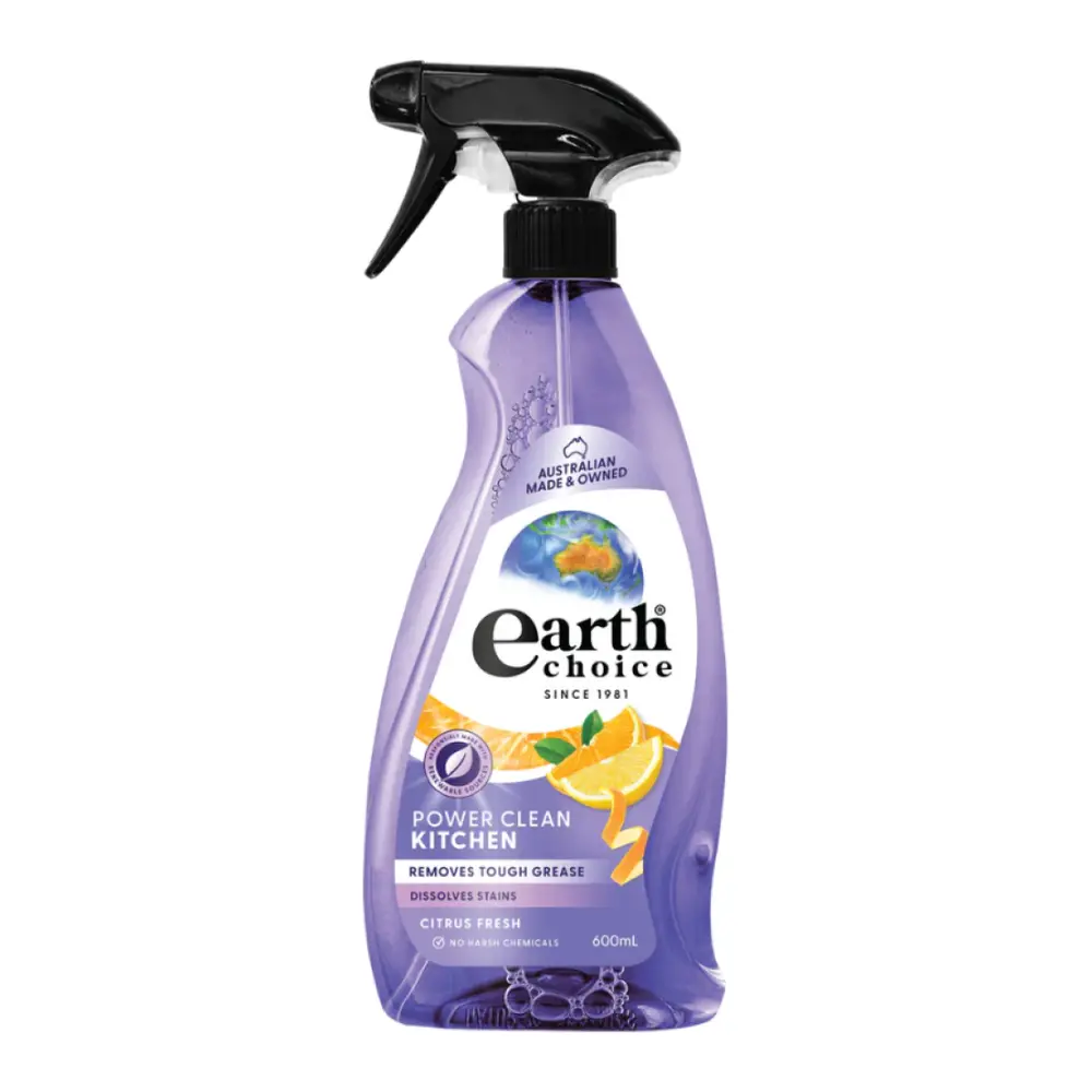 Nước Lau Bếp Hương Cam Chanh, Power Clean Kitchen, Citrus Fresh (600ml) - EARTH CHOICE