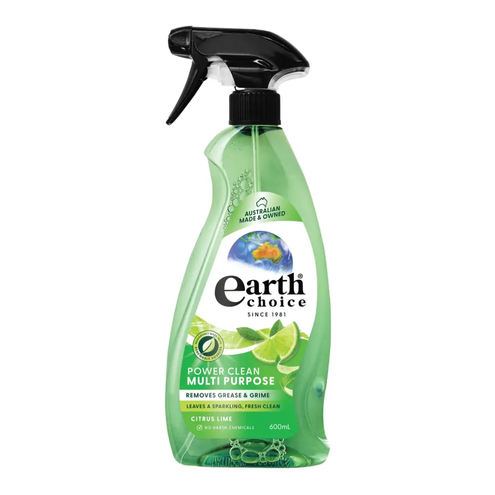 Nước Lau Đa Dụng Hương Chanh, Power Clean Multi Purpose, Citrus Lime (600ml) - EARTH CHOICE