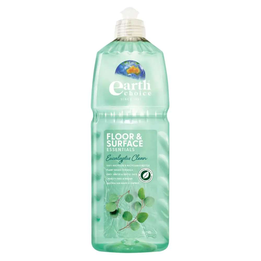 Nước Lau Sàn Hoa Khuynh Diệp, Floor & Surface, Eucalyptus Clean (1L) - EARTH CHOICE