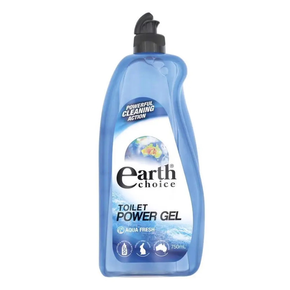 Nước Tẩy Rửa Nhà Vệ Sinh, Toilet Power Gel, Aqua Fresh (750ml) - EARTH CHOICE