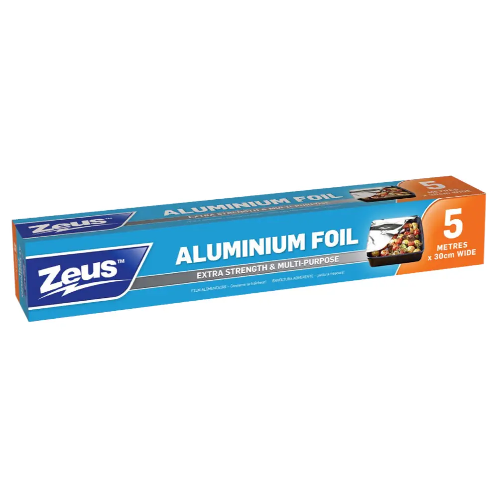 Giấy Bạc Nướng Thực Phẩm, Aluminum Foil, Extra Strength (5m x 30cm) - ZEUS