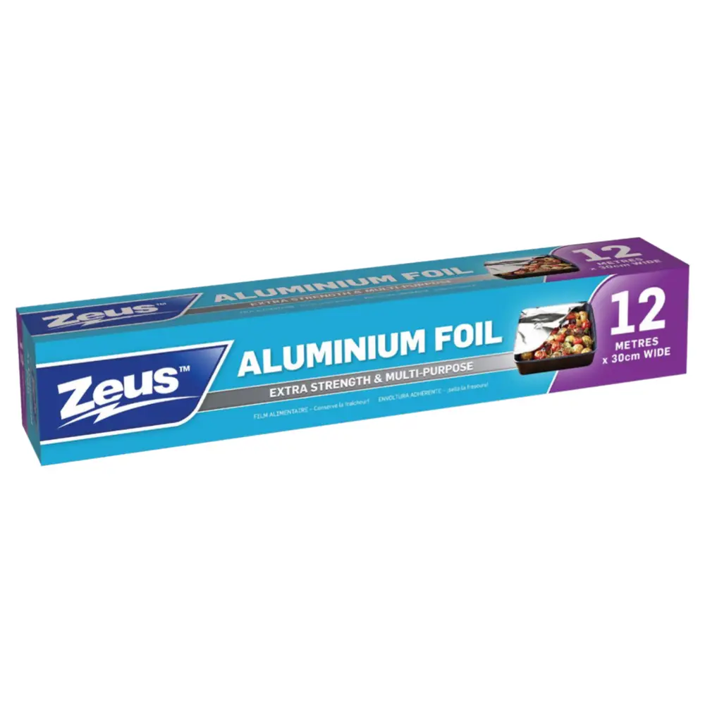 Giấy Bạc Nướng Thực Phẩm, Aluminum Foil, Extra Strength (12m x 30cm) - ZEUS