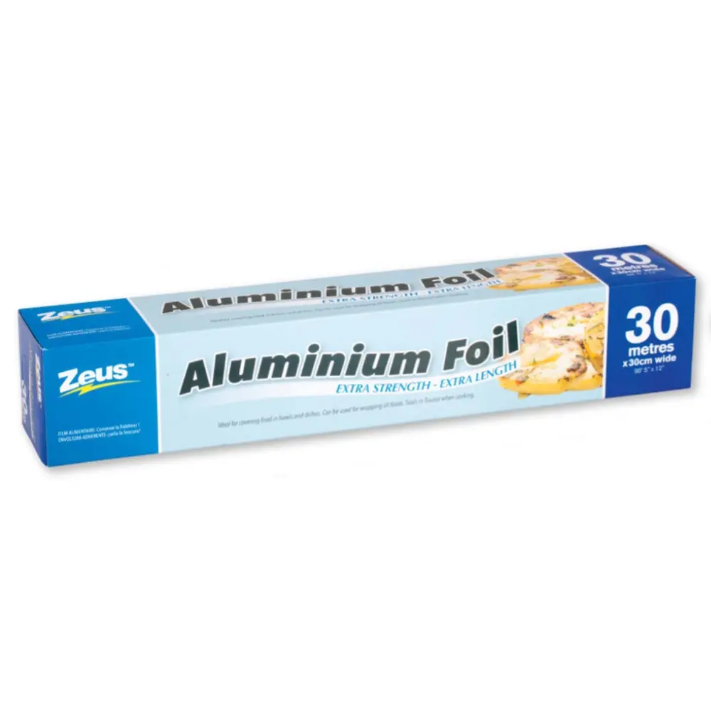 Giấy Bạc Nướng Thực Phẩm, Aluminium Foil, Extra Strength (30m x 30cm) - ZEUS