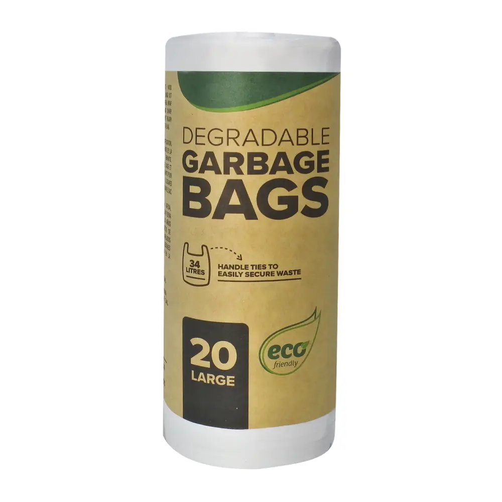 Túi Rác Tự Phân Hủy, Degradable Garbage Bags, 20 Túi (34L) - UNCLE BILLS