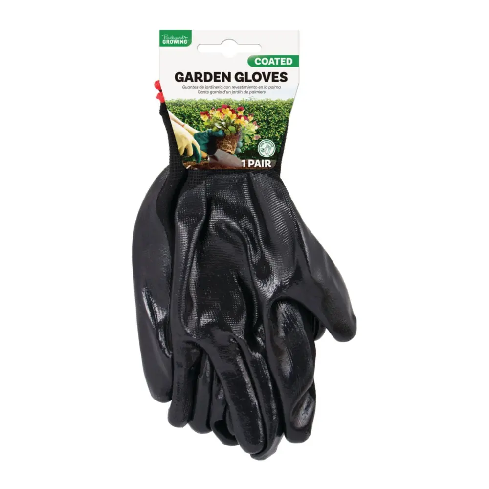 Găng Tay Làm Vườn, Backyard Growing, Palm Coated Garden Gloves, 1 Đôi - UNCLE BILLS