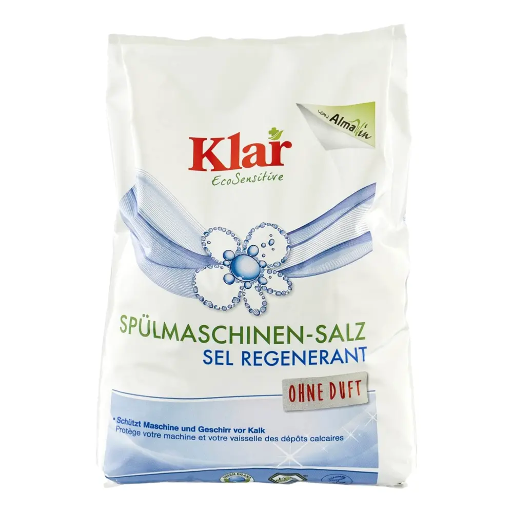 Muối Cho Máy Rửa Chén, Spulmaschinen-Salz, Regenerating Salt for Dishwashers (2kg) - KLAR