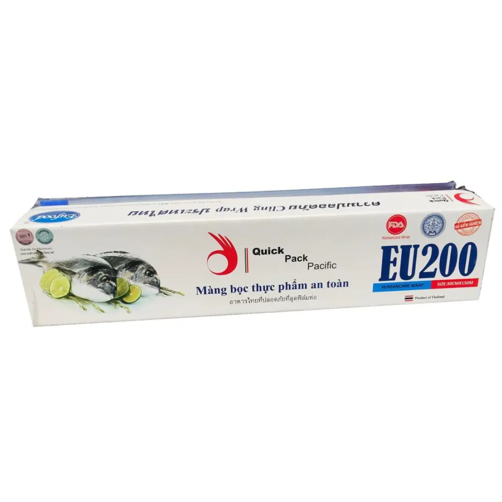 Màng Bọc Thực Phẩm An Toàn, Humancare Wrap, Suitable for Microwave (30cm x 150m) - EUFOOD