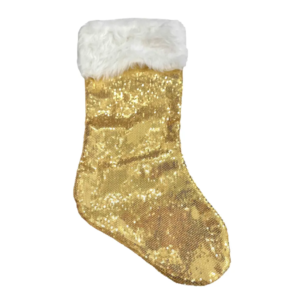 Vớ Treo Trang Trí Giáng Sinh Lấp Lánh (Nhiều Mẫu), Glitzy & Glamorous Christmas Stocking - UNCLE BILLS