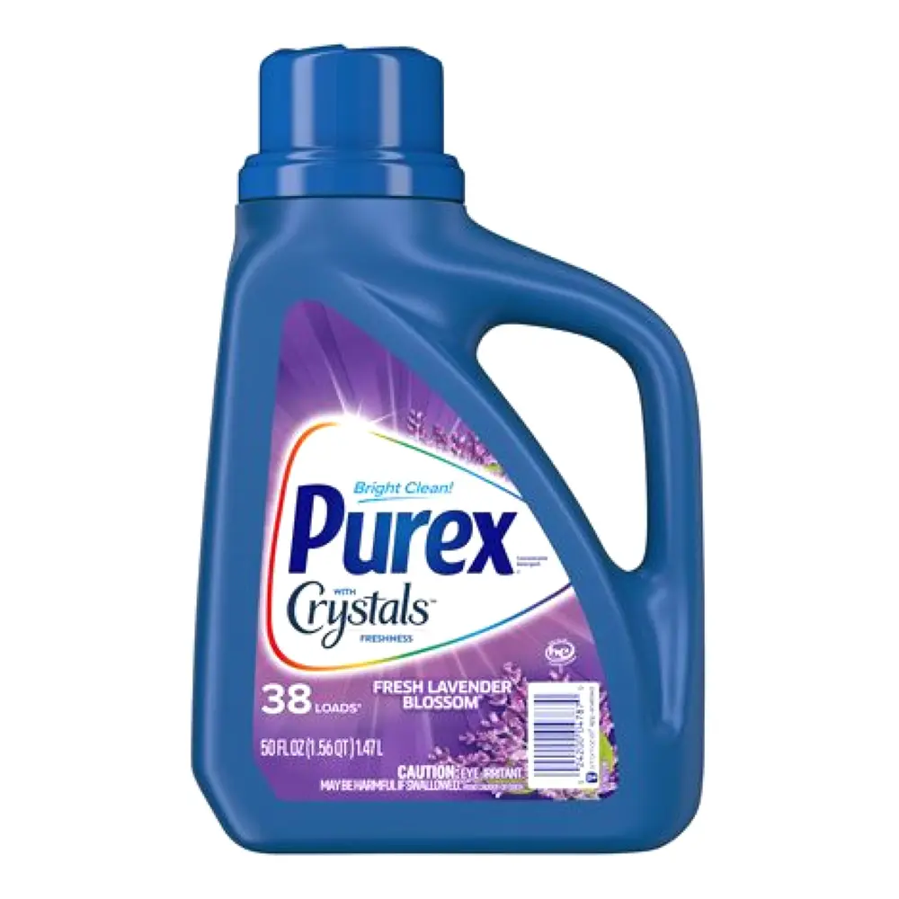 Nước Giặt Đậm Đặc, Concentrated Detergent, Fresh Lavender Blossom, 38 Lần Giặt, 50 fl oz (1.47L) - PUREX