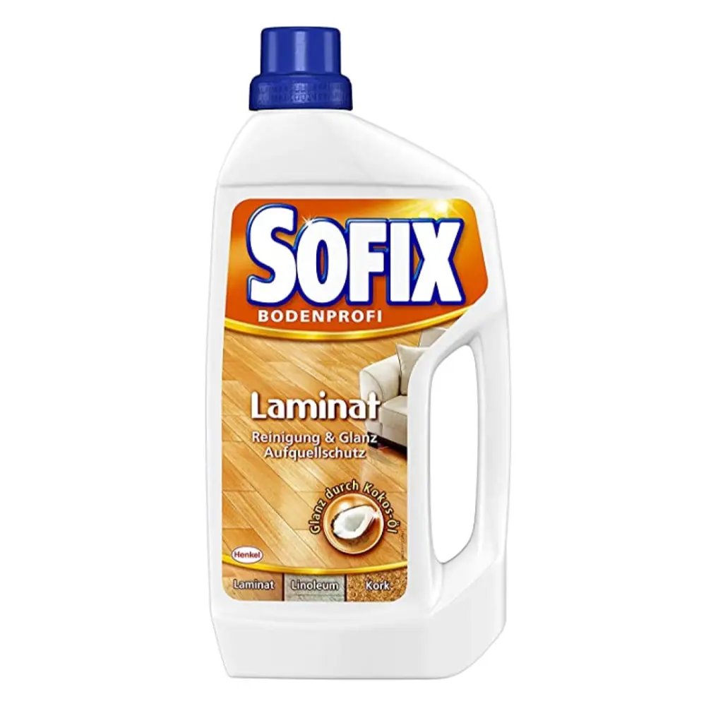 Nước Lau Sàn Gỗ, Wood Floor Cleaner, Bodenprofi, Laminat Reinigung & Glanz Aufquellschutz (1L) - SOFIX
