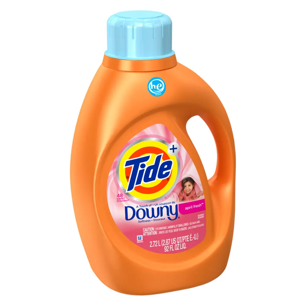 Nước Giặt Kết Hợp Nước Xả Downy, Liquid Laundry Detergent, April Fresh, 92 fl oz (2.72L) - TIDE