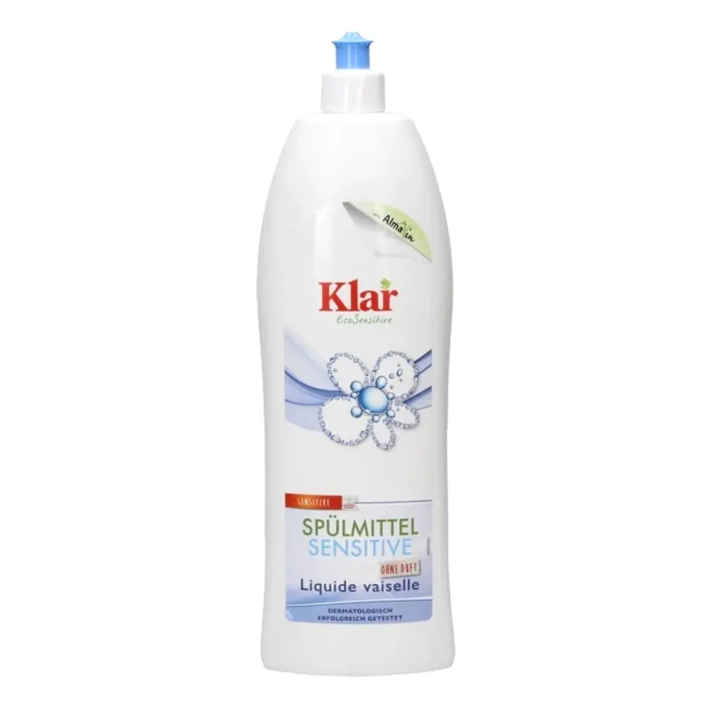 Nước Rửa Chén Cho Da Nhạy Cảm, Spulmittel, Diswashing Liquid, Sensitive (1L) - KLAR