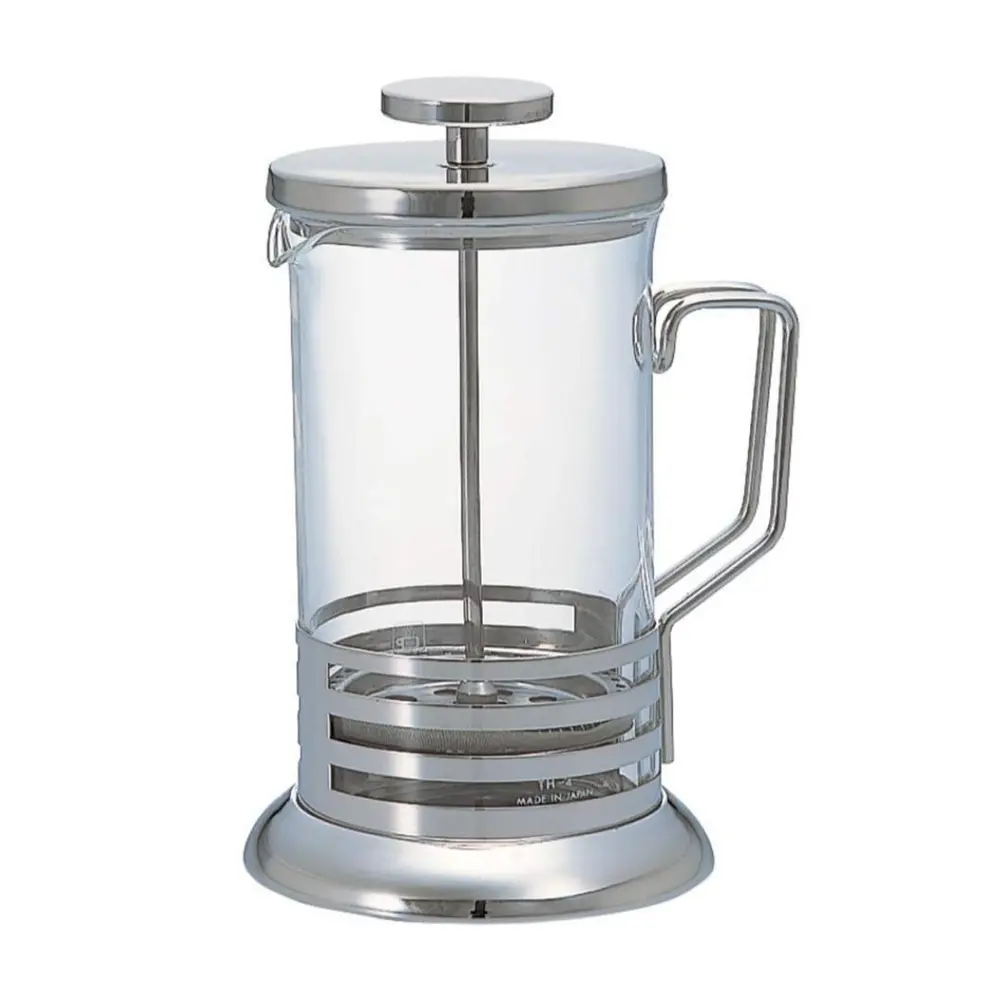 Bình Ép Trà, Cà Phê Kiểu Pháp, "Hario Bright" N, Tea & Coffee French Press, 300ml, THJN-2-HSV (11 x 8.7 x 16.6cm) - HARIO