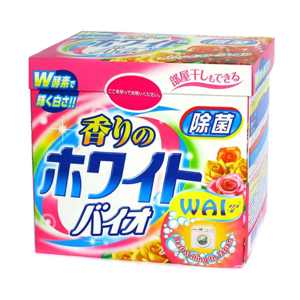 Bột Giặt Trắng Sáng Vượt Trội, Hồng, Laundry Powder (900g) - WAI
