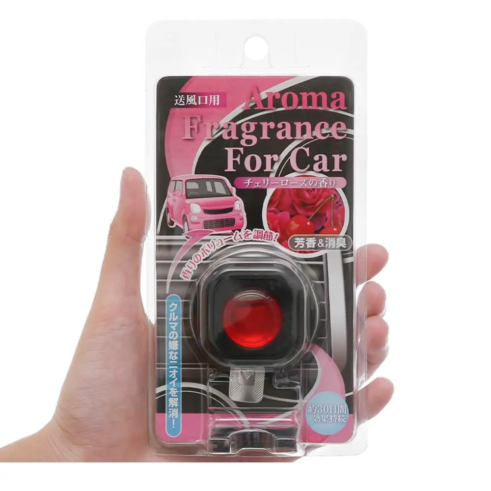Nước Hoa Ô Tô Hương Hoa Hồng Anh Đào, Aroma Fragrance for Car, Cherry & Rose Scent (3ml) - WELCO