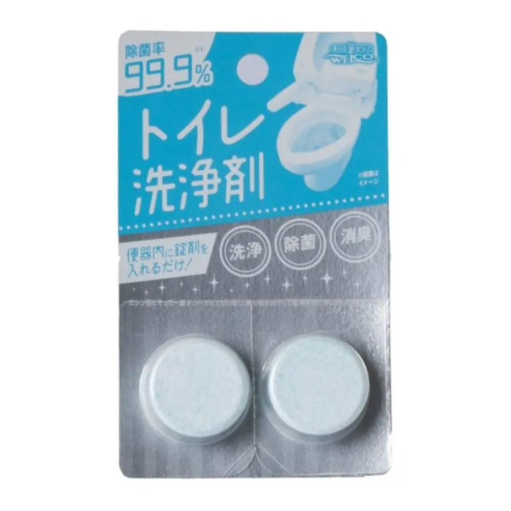 Viên Tẩy Làm Sạch Bồn Cầu, Toilet Bowl Cleaner Tablet, Kill 99.9% Germs, 2 Viên (34g) - WELCO