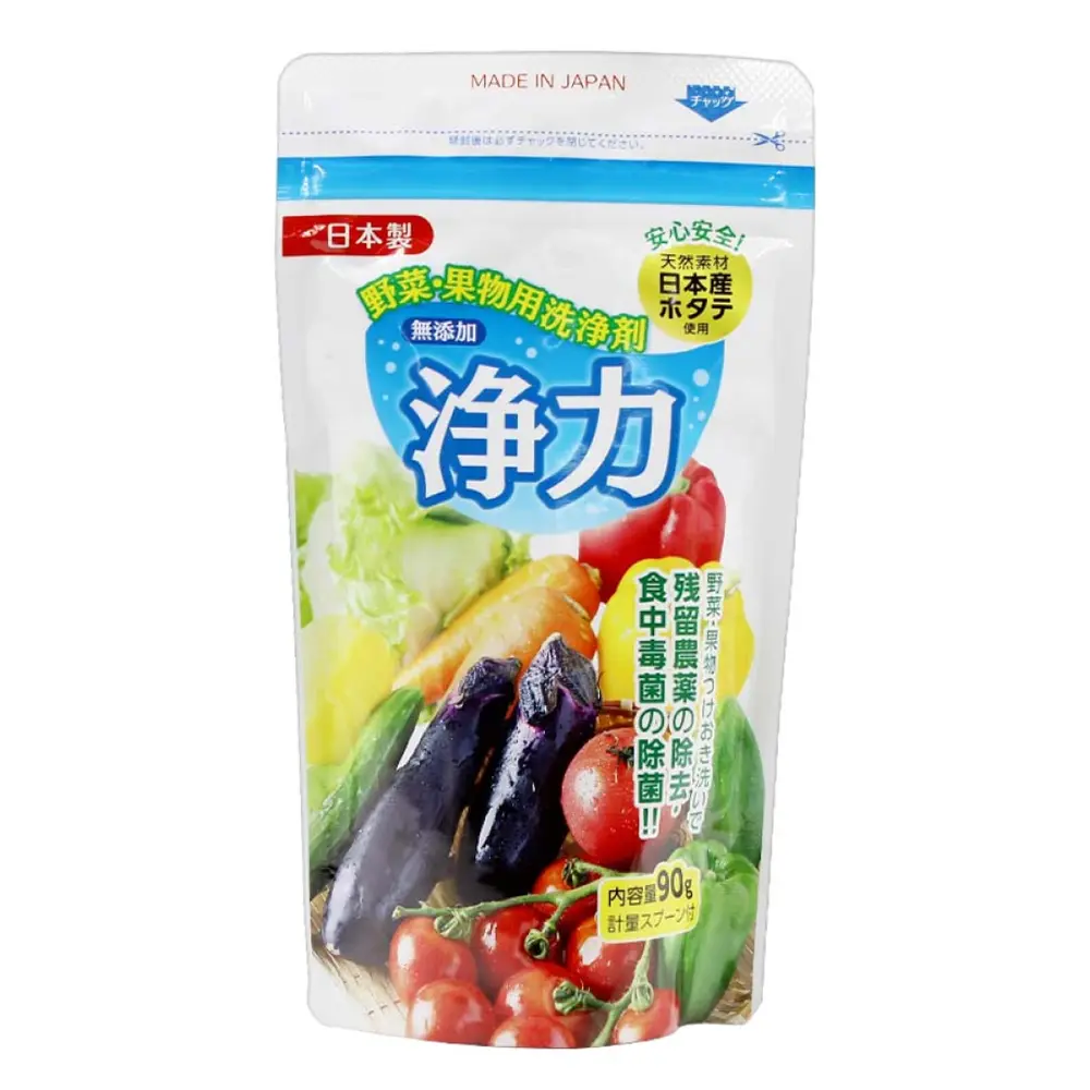 Bột Rửa Rau Quả Chiết Xuất Vỏ Sò, Fruit & Veggie Wash, Oyster Shell Extract (90g) - JYORIKO