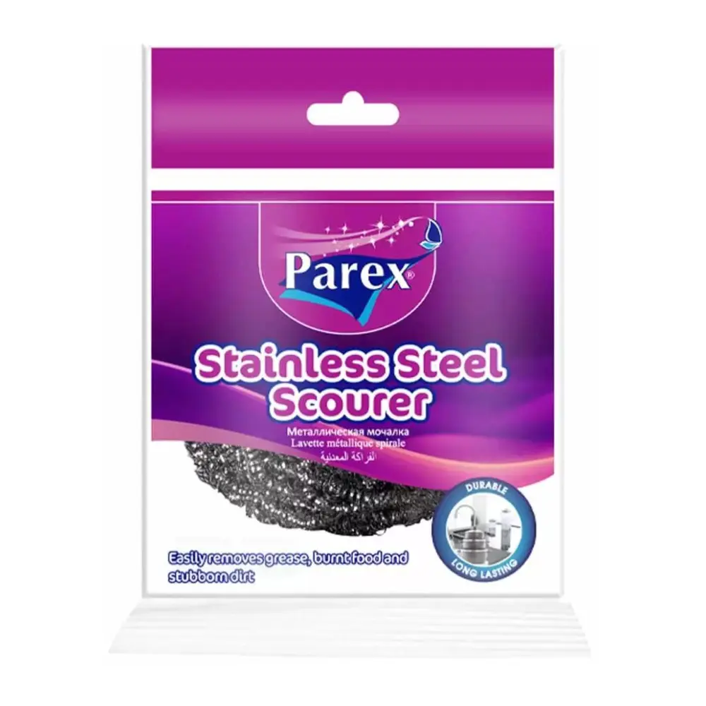 Miếng Cước Cọ Rửa Inox Không Rỉ Sét, Stainless Steel Scourer (5.5cm) - PAREX